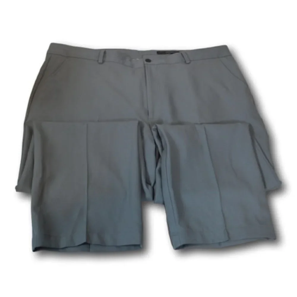 Greg Norman Men's Golf Pants Gray Flat Front Lightweight 40x30